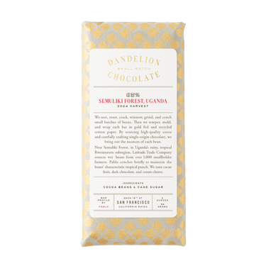 Dandelion Chocolate Chocolate Bar Semuliki Forest, Uganda 85% Single-Origin Chocolate Bar