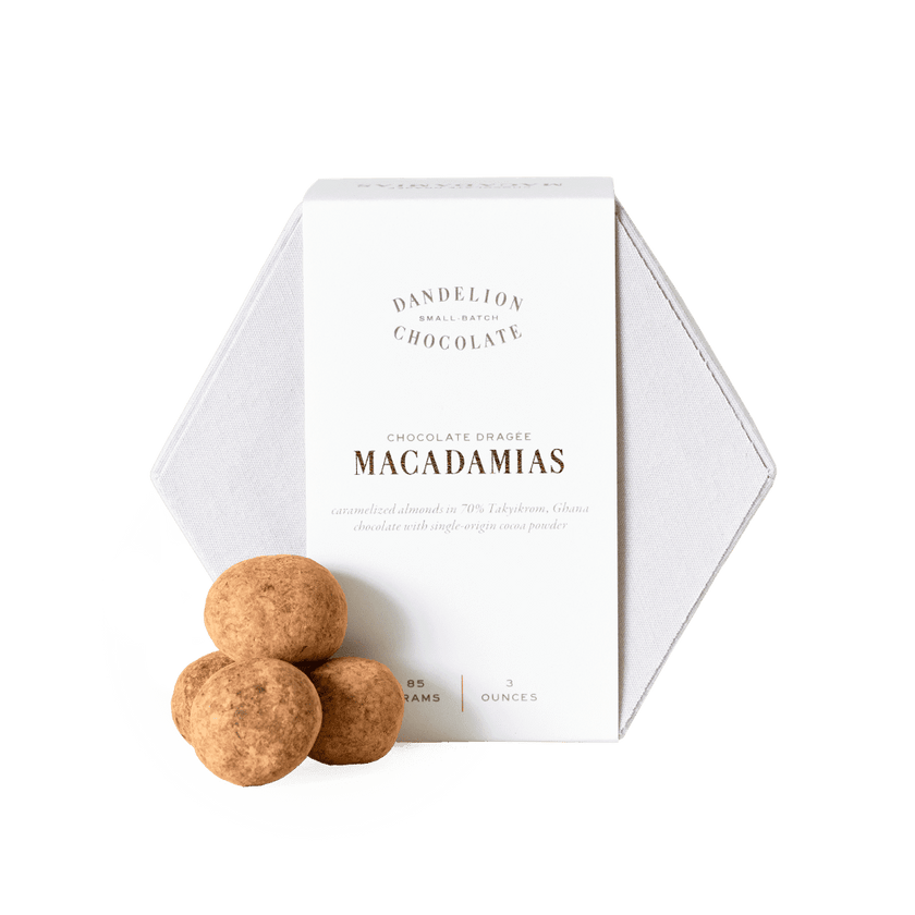 Dandelion Chocolate Chocolate Dragée Macadamias