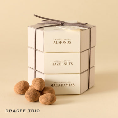 Dandelion Chocolate Chocolate Dragée Macadamias Chocolate Dragée Trio